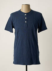 T-shirt bleu SELECTED pour homme seconde vue