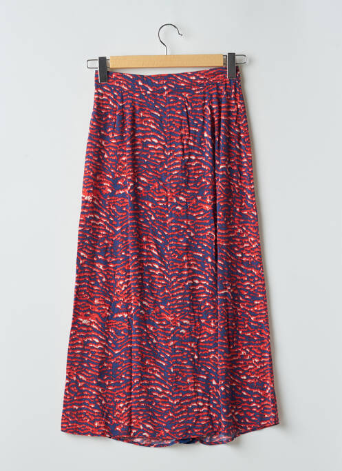 Jupe mi-longue rouge BELLEROSE pour femme