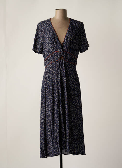 Robe mi-longue bleu SESSUN pour femme