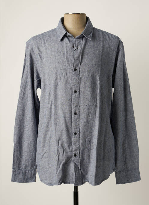 Chemise manches longues bleu SELECTED pour homme