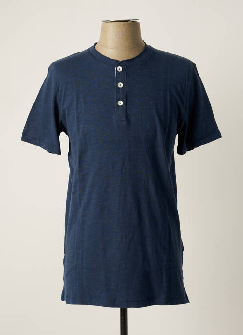 T-shirt bleu SELECTED pour homme