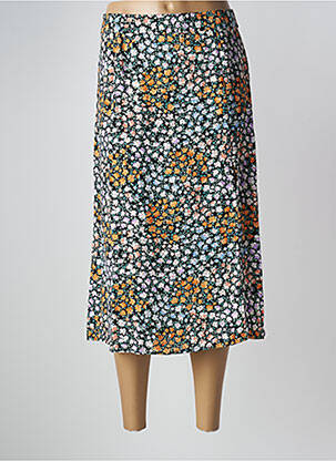 Jupe mi-longue noir SELECTED femme