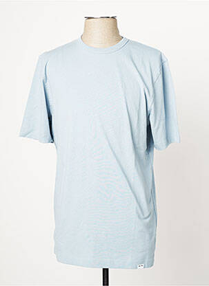 T-shirt bleu SAMSOE & SAMSOE pour homme