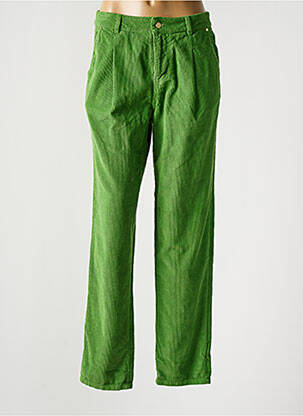 Pantalon droit vert ESSENTIEL ANTWERP pour femme