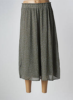 Jupe mi-longue vert SELECTED femme