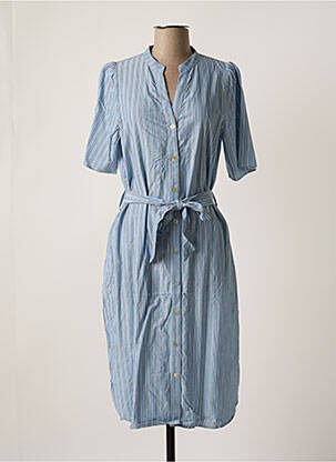 Robe courte bleu MSCH COPENHAGEN femme