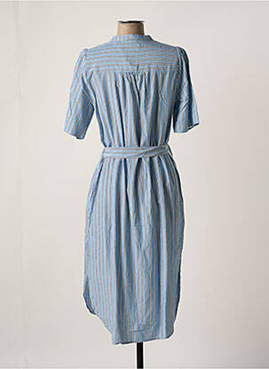 Robe courte bleu MSCH COPENHAGEN femme