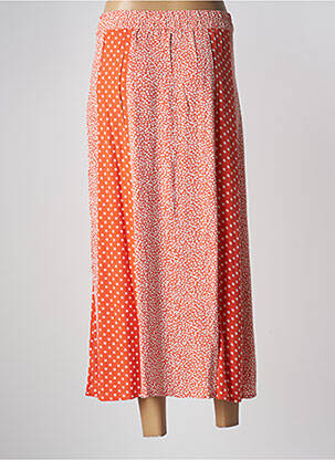 Jupe mi-longue orange Y.A.S femme