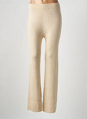 Pantalon droit beige GRACE & MILA pour femme seconde vue