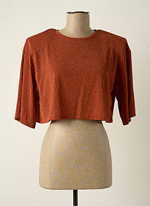 Top marron RECC femme