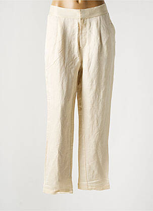 Pantalon droit beige SCOTCH & SODA pour femme