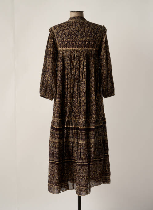 Robe mi-longue noir M.A.B.E pour femme