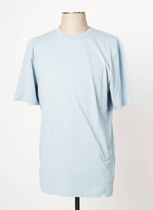 T-shirt bleu SAMSOE & SAMSOE pour homme