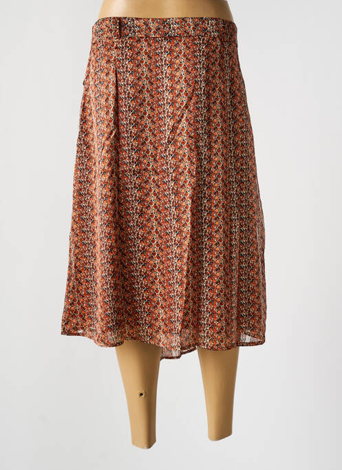 Jupe mi-longue marron MOLLY BRACKEN pour femme