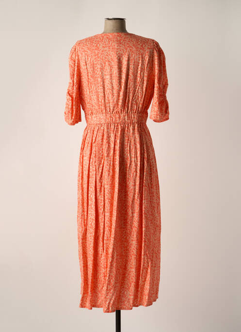 Robe mi-longue orange Y.A.S pour femme