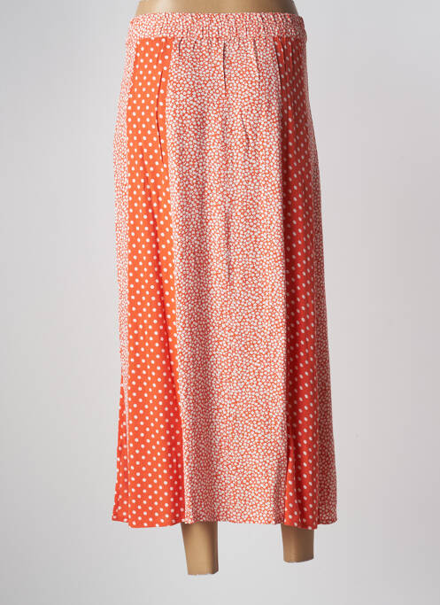 Jupe mi-longue orange Y.A.S pour femme