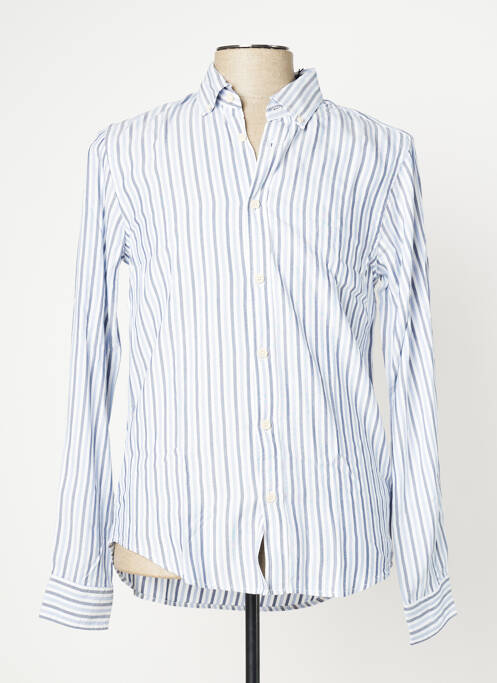 Chemise manches longues bleu SCOTCH & SODA pour homme