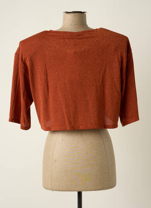 Top marron RECC pour femme
