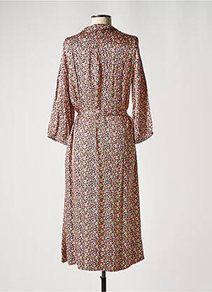 Robe mi-longue rouge BELLEROSE femme