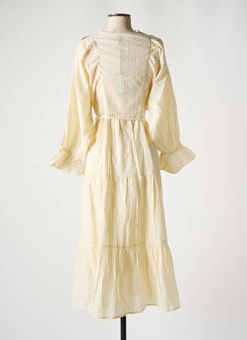 Robe mi-longue beige Y.A.S pour femme