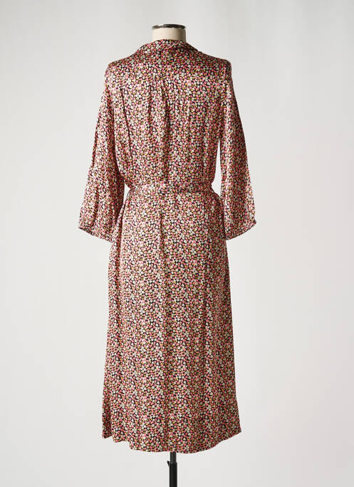 Robe mi-longue rouge BELLEROSE pour femme