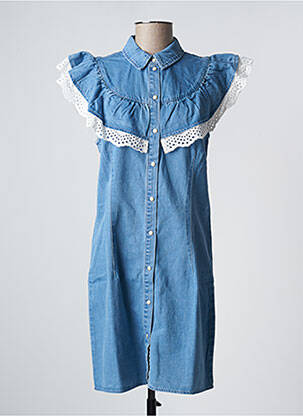 Robe courte bleu OBJECT femme