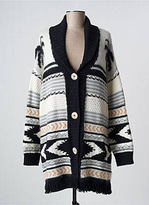 Gilet manches longues noir TWINSET femme