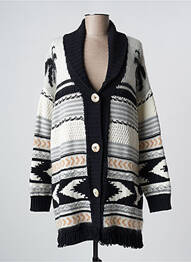 Gilet manches longues noir TWINSET femme