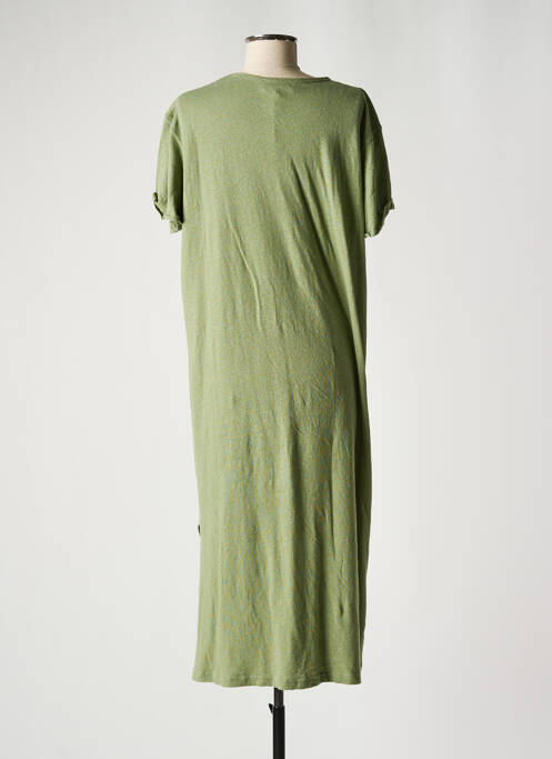 Robe mi-longue vert MAISON LABICHE pour femme