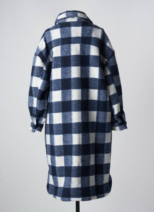 Manteau long bleu GRACE & MILA pour femme