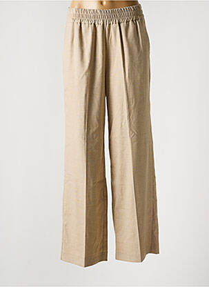 Pantalon droit beige SELECTED pour femme