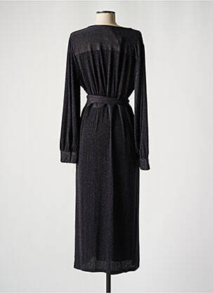 Robe mi-longue noir GRACE & MILA femme