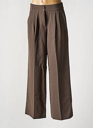 Pantalon large kaki GRACE & MILA pour femme