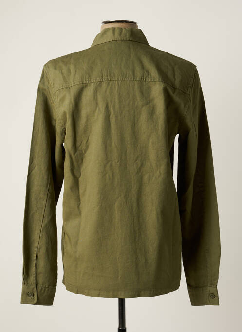 Chemise manches longues vert SAMSOE & SAMSOE pour homme