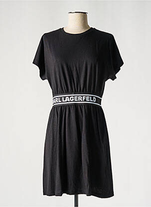 Robe courte noir KARL LAGERFELD pour femme