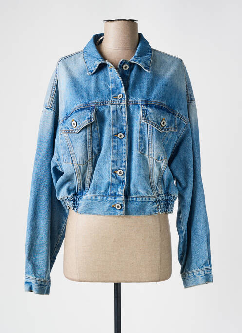 Veste en jean bleu PLEASE pour femme