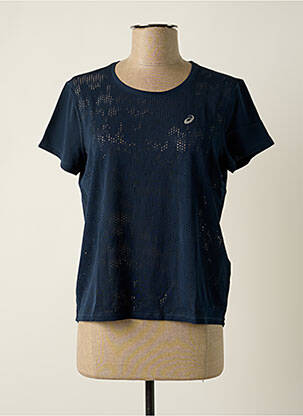 T-shirt bleu ASICS pour femme