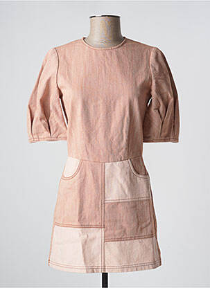 Robe courte rose SESSUN pour femme