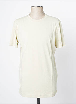 T-shirt beige SELECTED pour homme