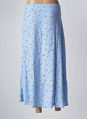 Jupe mi-longue bleu GRACE & MILA femme