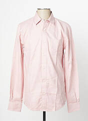 Chemise manches longues rose SCOTCH & SODA pour homme seconde vue