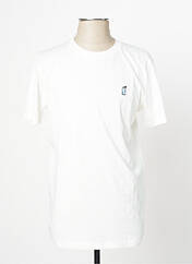 T-shirt blanc SELECTED pour homme seconde vue