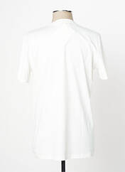 T-shirt blanc SELECTED pour homme seconde vue