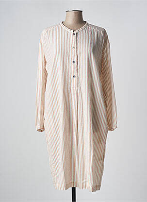 Robe mi-longue blanc POMANDERE femme
