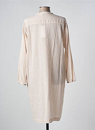 Robe mi-longue blanc POMANDERE femme