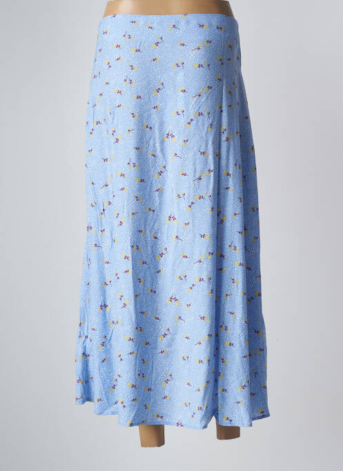 Jupe mi-longue bleu GRACE & MILA pour femme
