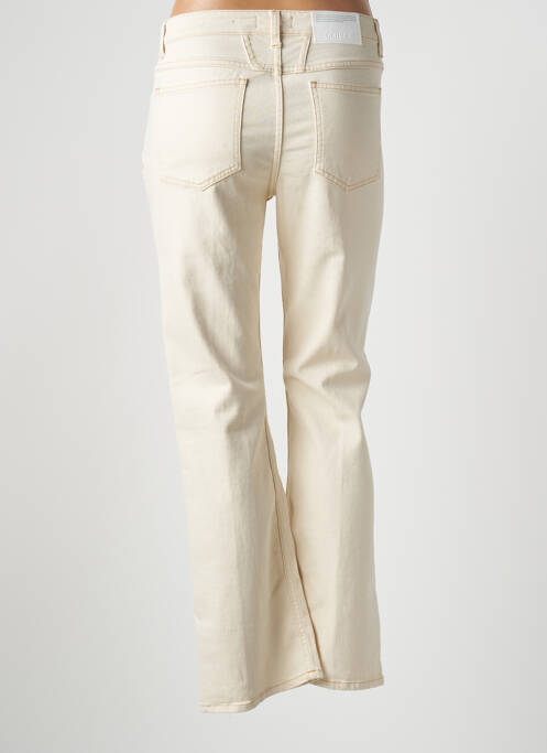 Jeans coupe droite beige CLOSED pour femme
