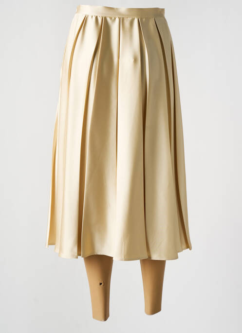 Jupe mi-longue beige IMPERIAL pour femme