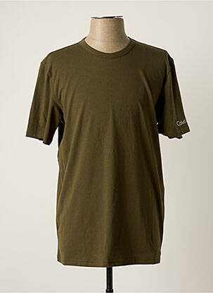 T-shirt vert CALVIN KLEIN pour homme