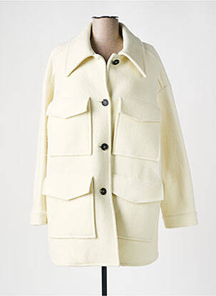 Manteau long blanc MARGAUX LONNBERG femme